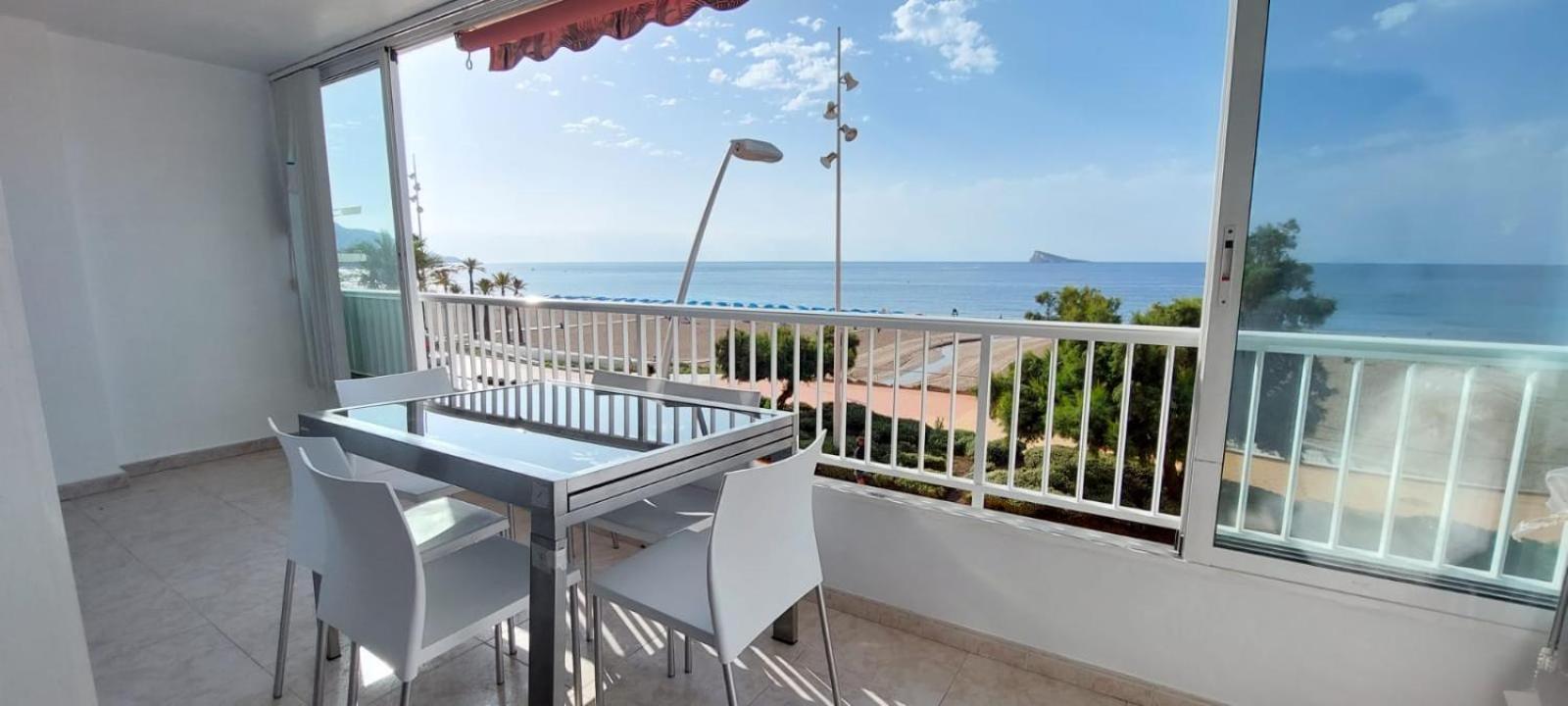 Luxury Primerisima Linea Playa Poniente Con 6,5 Mts De Vistas Frontales Al Mar * Benidorm