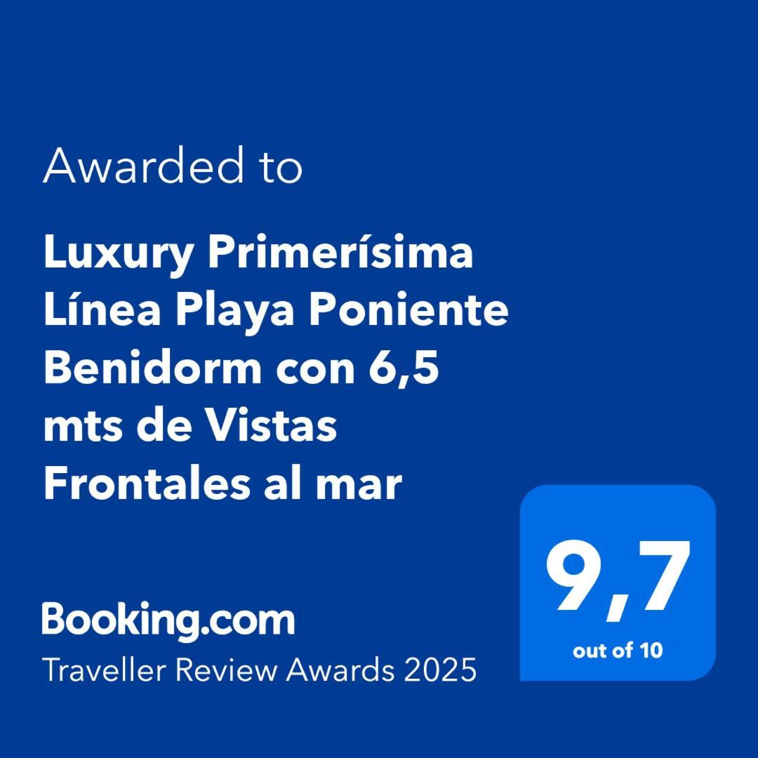 Luxury Primerisima Linea Playa Poniente Con 6,5 Mts De Vistas Frontales Al Mar Appartement *
