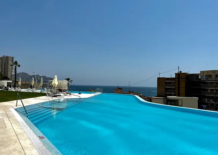 Luxury Apartment With Stunning Sea Views In Sunset Cliff Benidorm