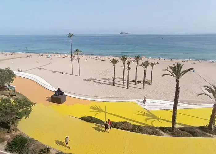 Apartamento Acapulco Luxe Piso 3 En 1A Linea Playa Poniente Benidorm Top Vistas Al Mar Espectaculares Y De Luxe Con Acceso A Piscina Y Garaje Privado