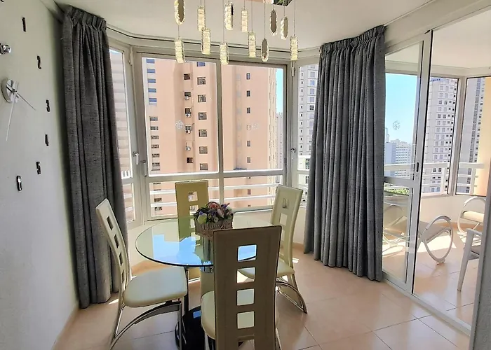 Apartment Alhambra Rincon De Loix Benidorm-Sea View-Free Parking, Wi-Fi, Pool, New Air Conditioning