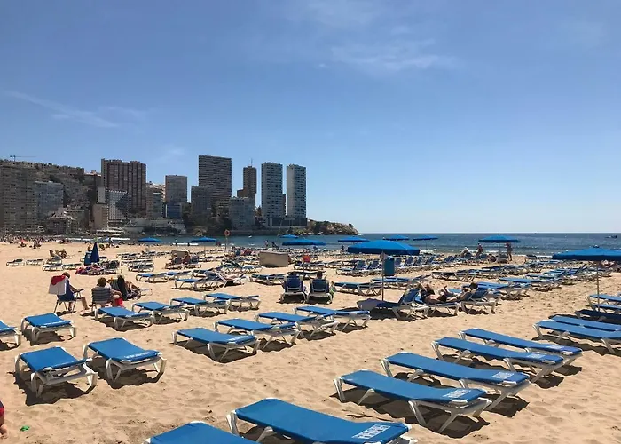 Apartamento Torre Yago Primera Linea Playa Benidorm Con Wi-Fi & Ac