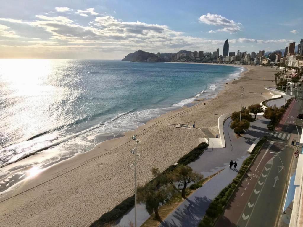 Apartamento Los Fernandos, 1st Line Beachfront Poniente, 2 Bedroom Ocean Terrace Benidorm