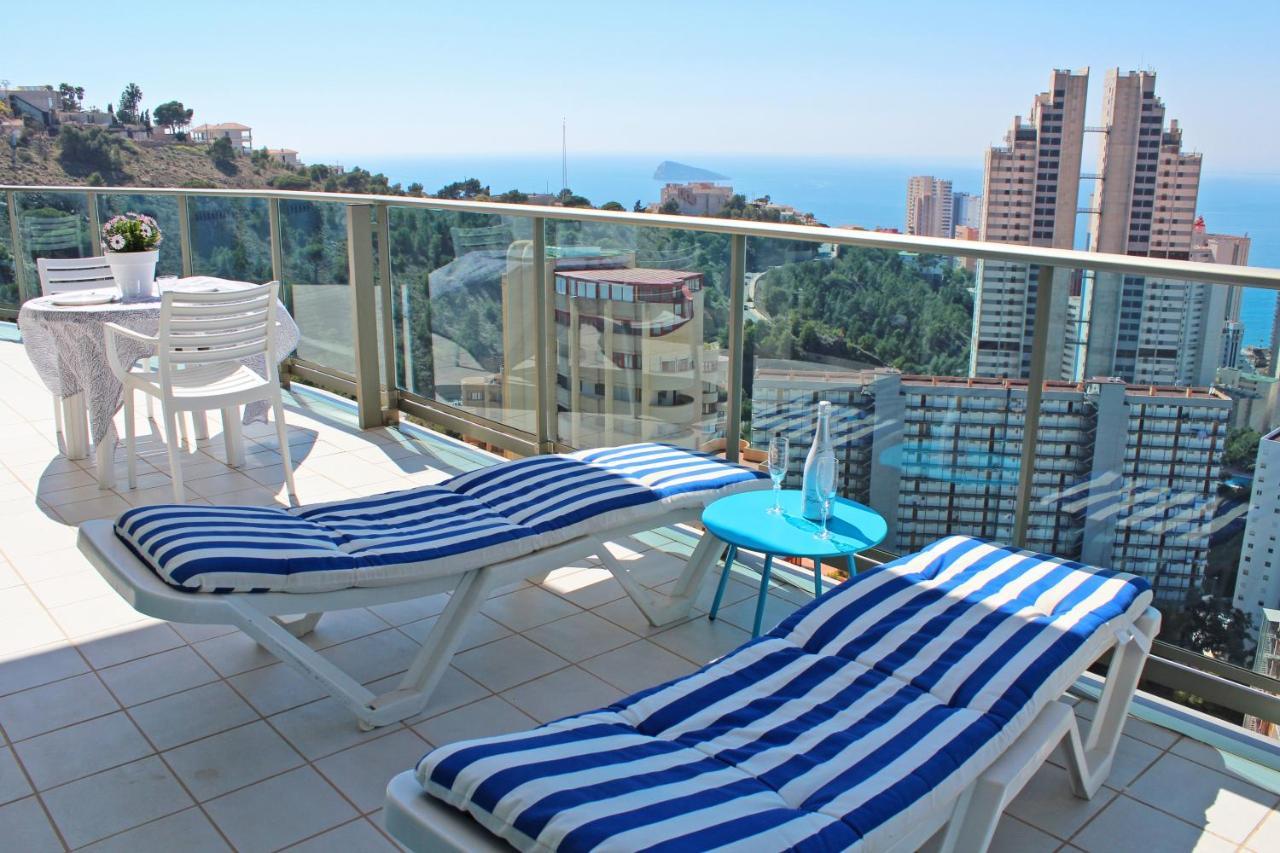 Skyline 20 De Lujo Con Terraza Privada Y Vistas Al Mar Apartment Benidorm