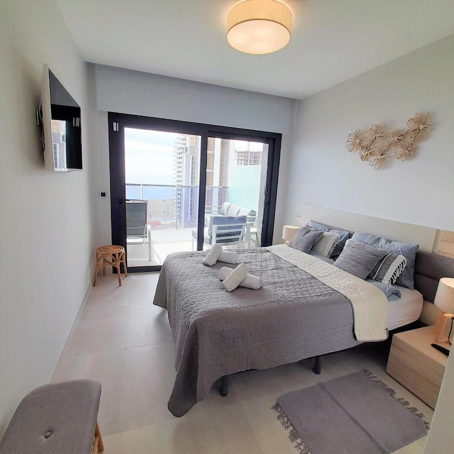 Sunset Waves Excellent In Apartment Benidorm