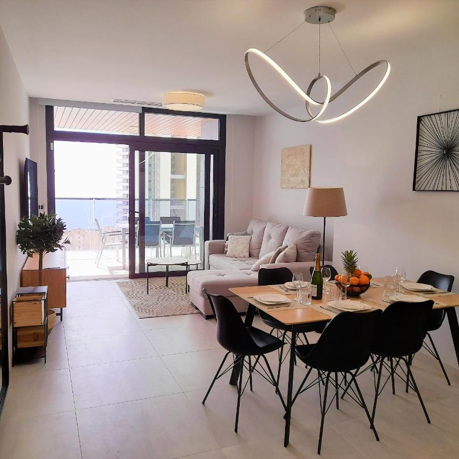 Sunset Waves Excellent In Apartment Benidorm