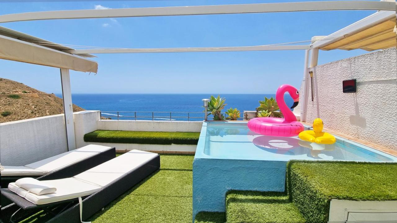 Terraza Con Piscina Privada Y Vistas Al Mar * Benidorm
