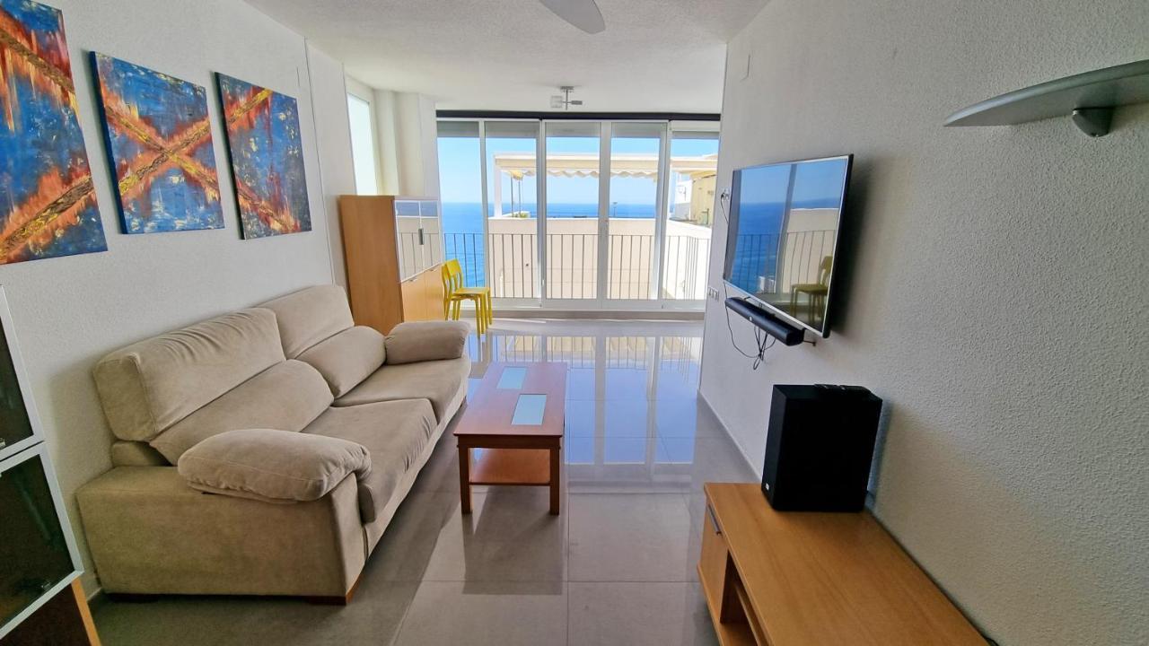 Terraza Con Piscina Privada Y Vistas Al Mar Apartment Benidorm