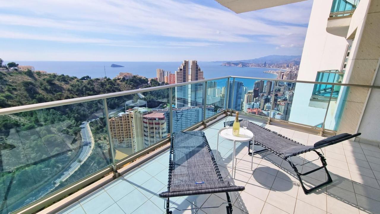 Apartamento Terraza Privada Y Soleada Con Vistas Al Mar - Planta 26 Benidorm