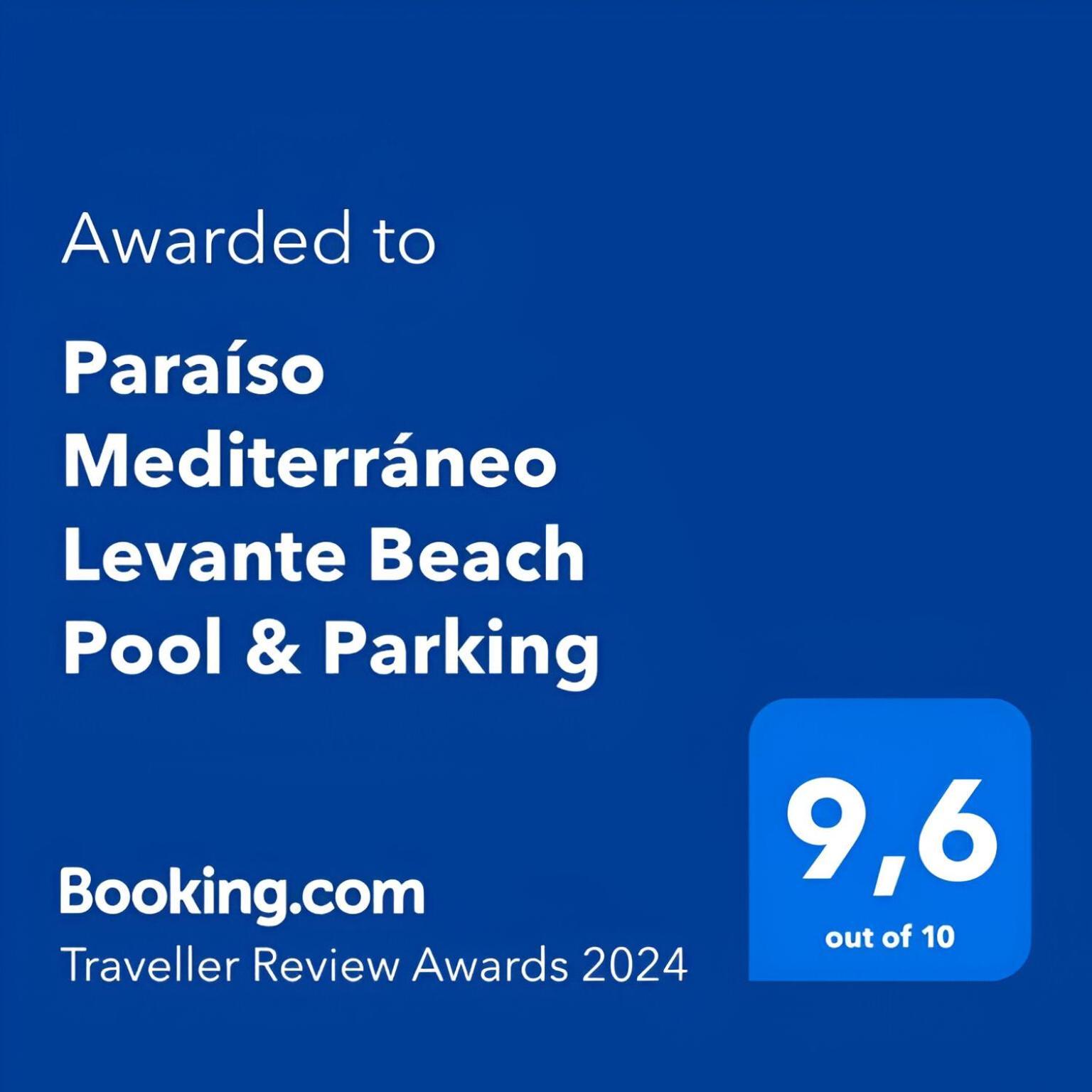 Paraiso Mediterraneo Levante Pool & Parking Appartement *
