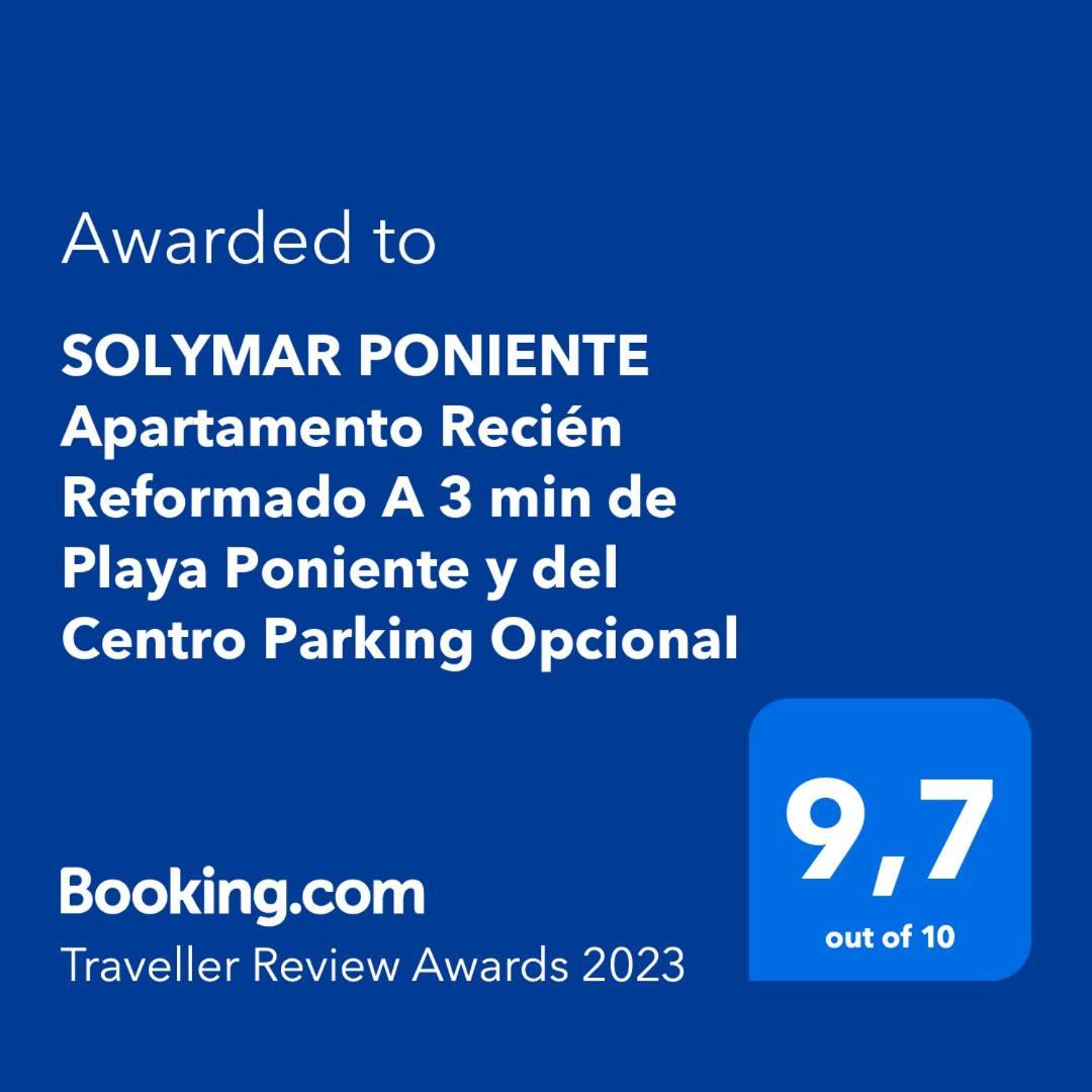 Appartement Solymar Poniente Recien Reformado A 3 Min De Playa Poniente Y Del Centro Parking Opcional *