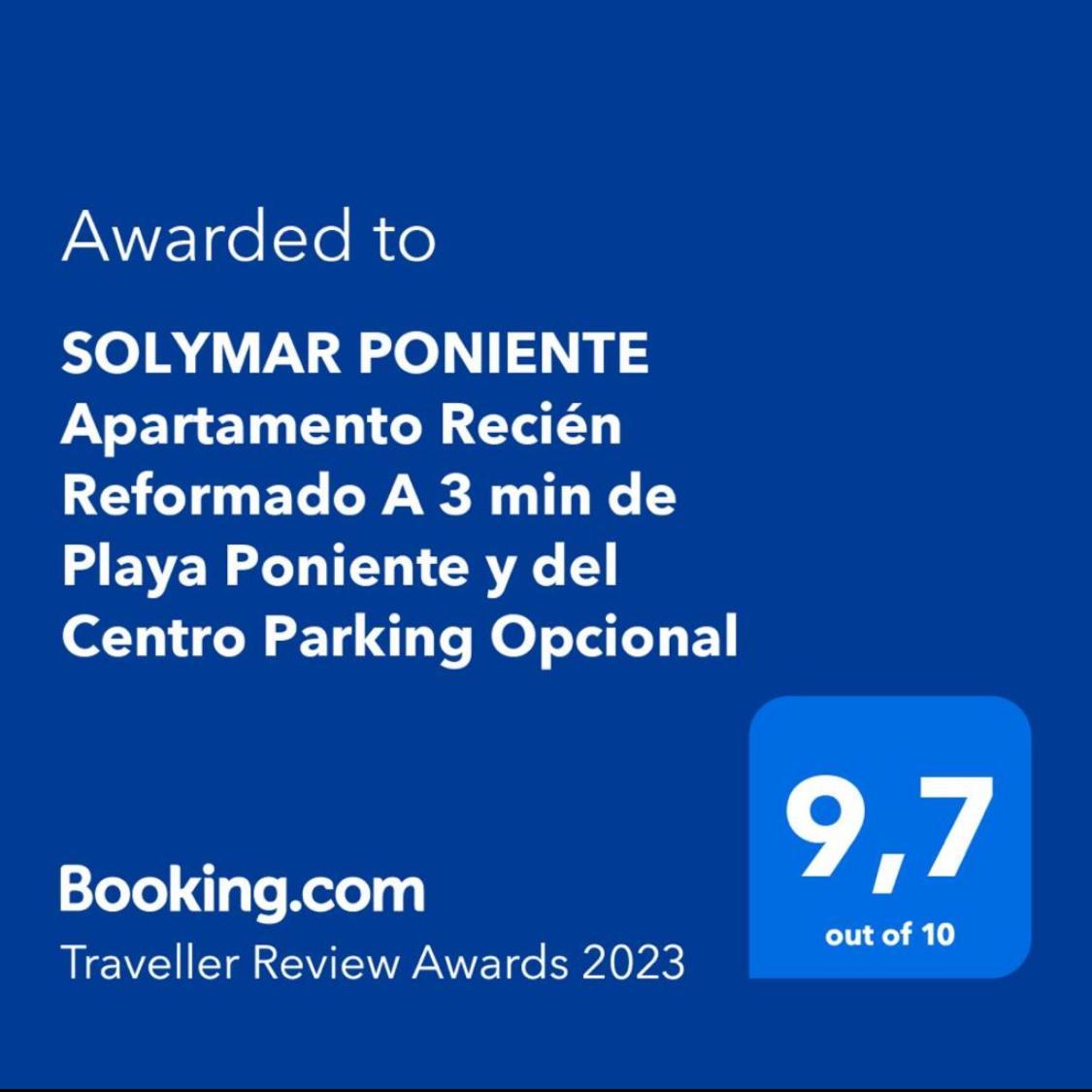 Solymar Poniente Recien Reformado A 3 Min De Playa Poniente Y Del Centro Parking Opcional Appartement Benidorm