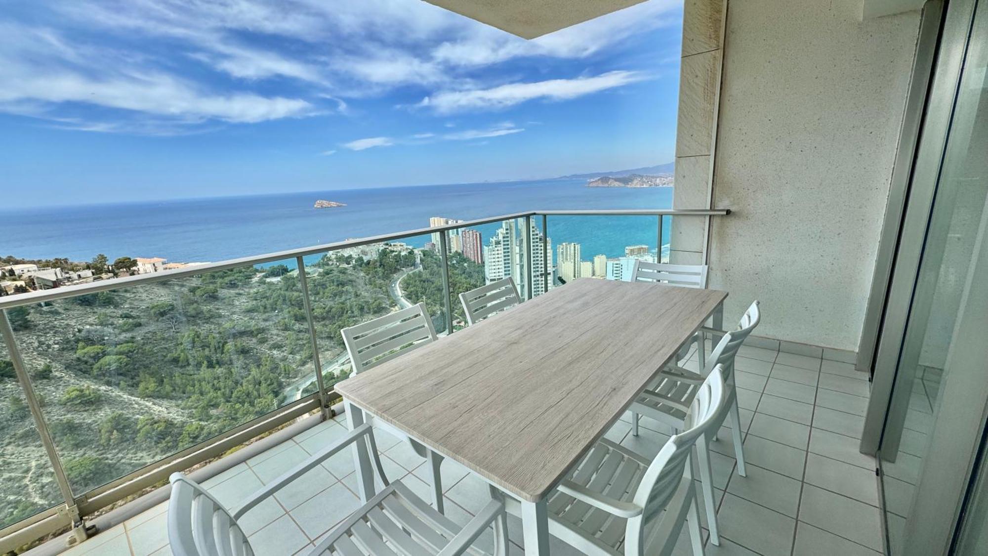 Sol, Terraza Privada Y Vistas Al Mar - 182 Benidorm