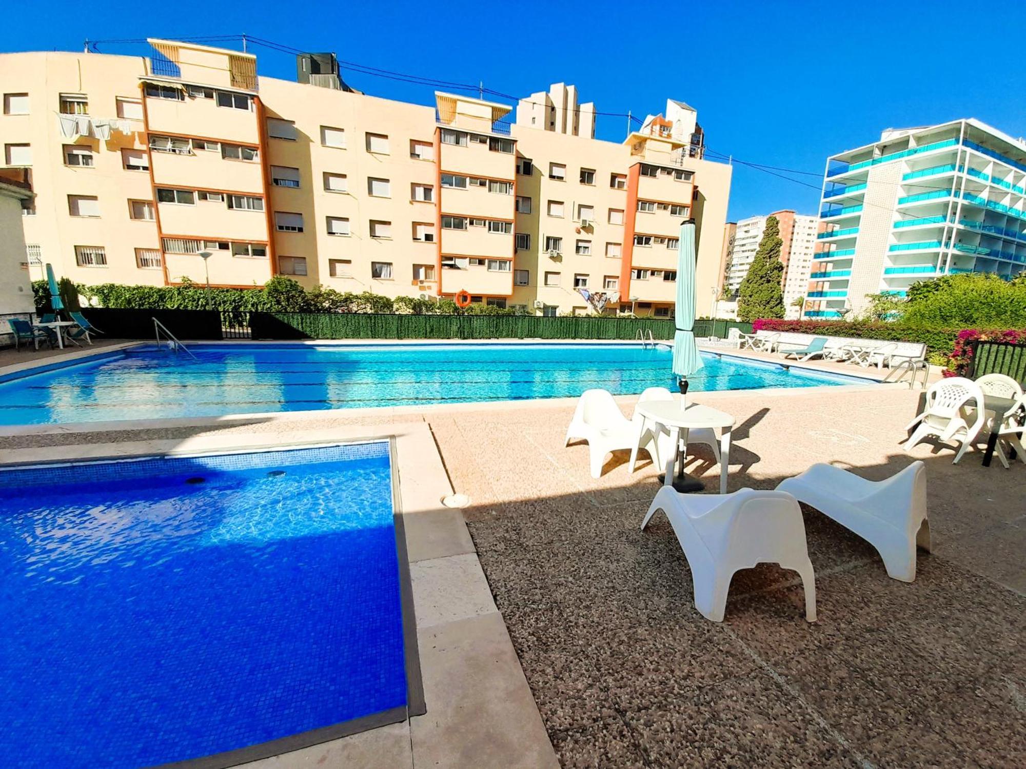 Sea View In Rincon De Loix- Free Parking, Pool, Wi-fi, New Air Conditioning * Benidorm