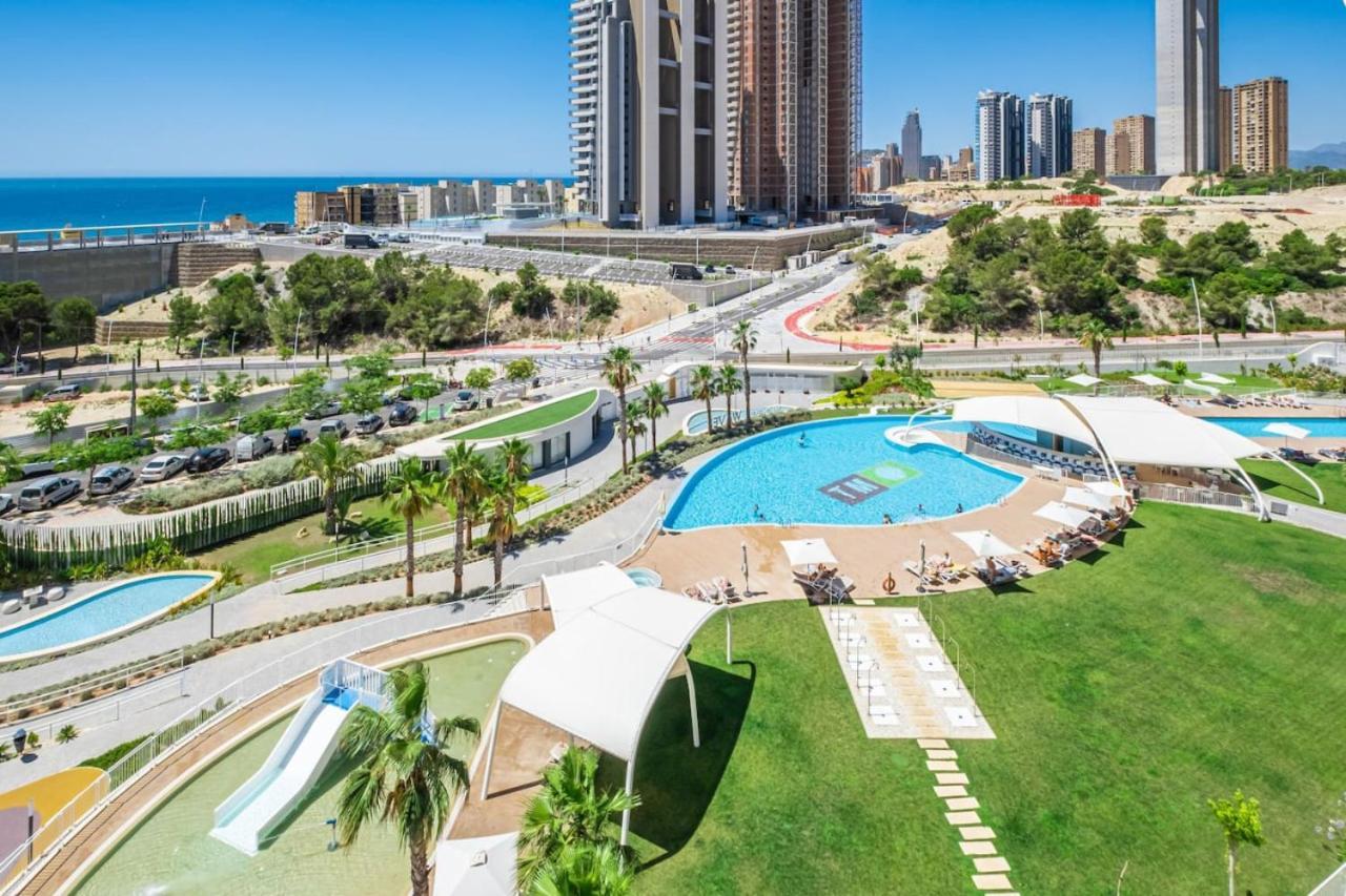 Apartamento Lujo En Sunset Waves Sauna Tenis Vistas Al Mar Gym Benidorm