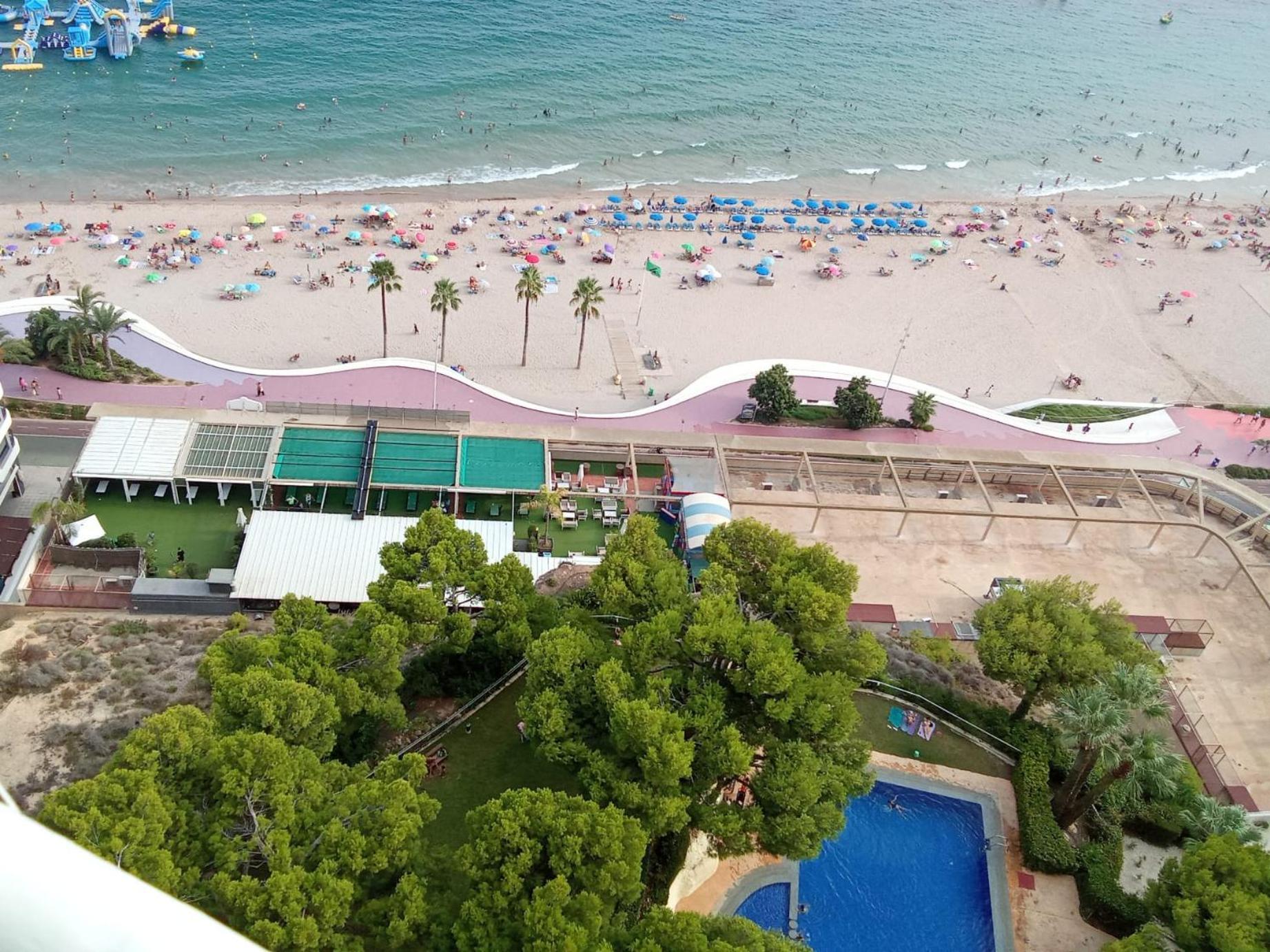 Nuevo Apto Balcon De Poniente 1 A Linea Playa Torre 2 Luxe Sm Con Aire, Piscina,jar Vistas Espectaculares Al Mar De Apartment