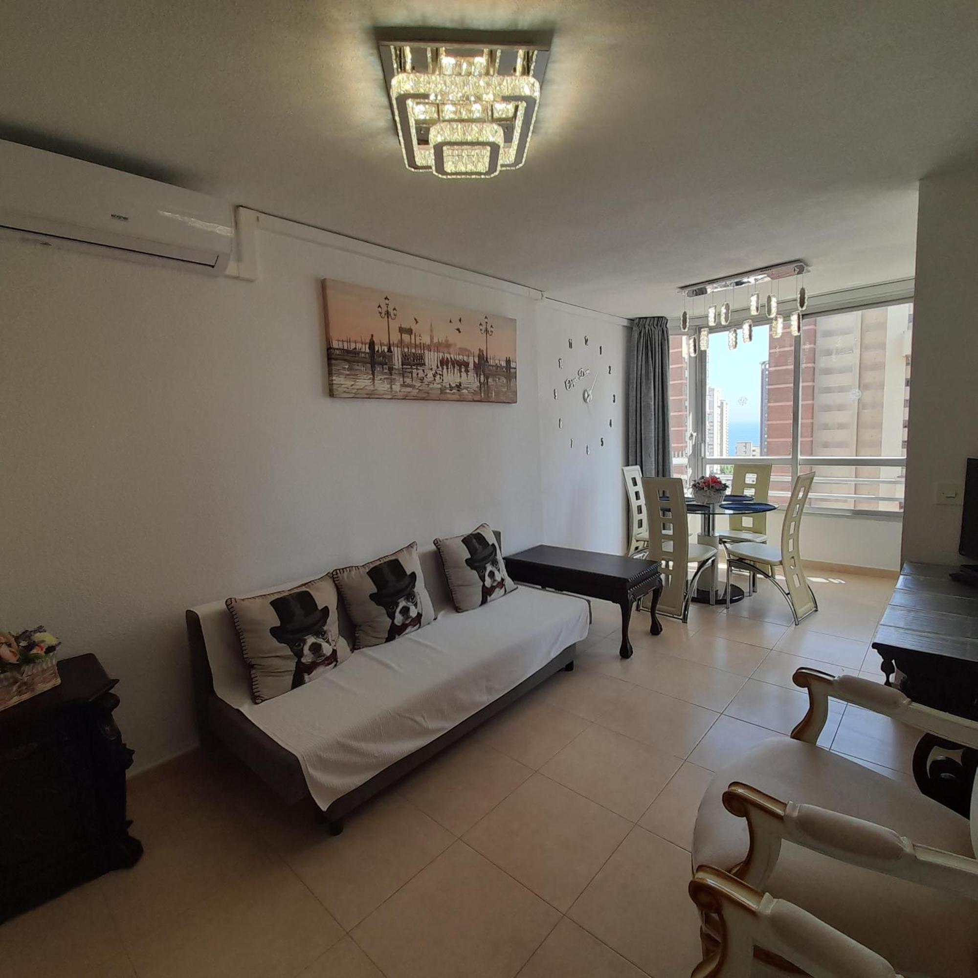 Alhambra Rincon De Loix Benidorm-sea View-free Parking, Wi-fi, Pool, New Air Conditioning Benidorm