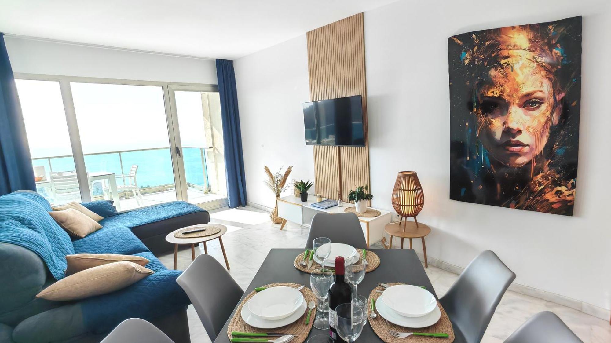 Apartamento Increibles Vistas Al Mar Desde La Terraza Privada En La Planta 39