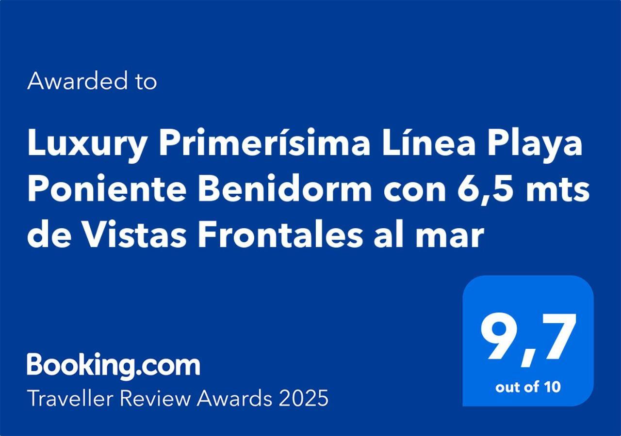 Luxury Primerisima Linea Playa Poniente Con 6,5 Mts De Vistas Frontales Al Mar Apartment