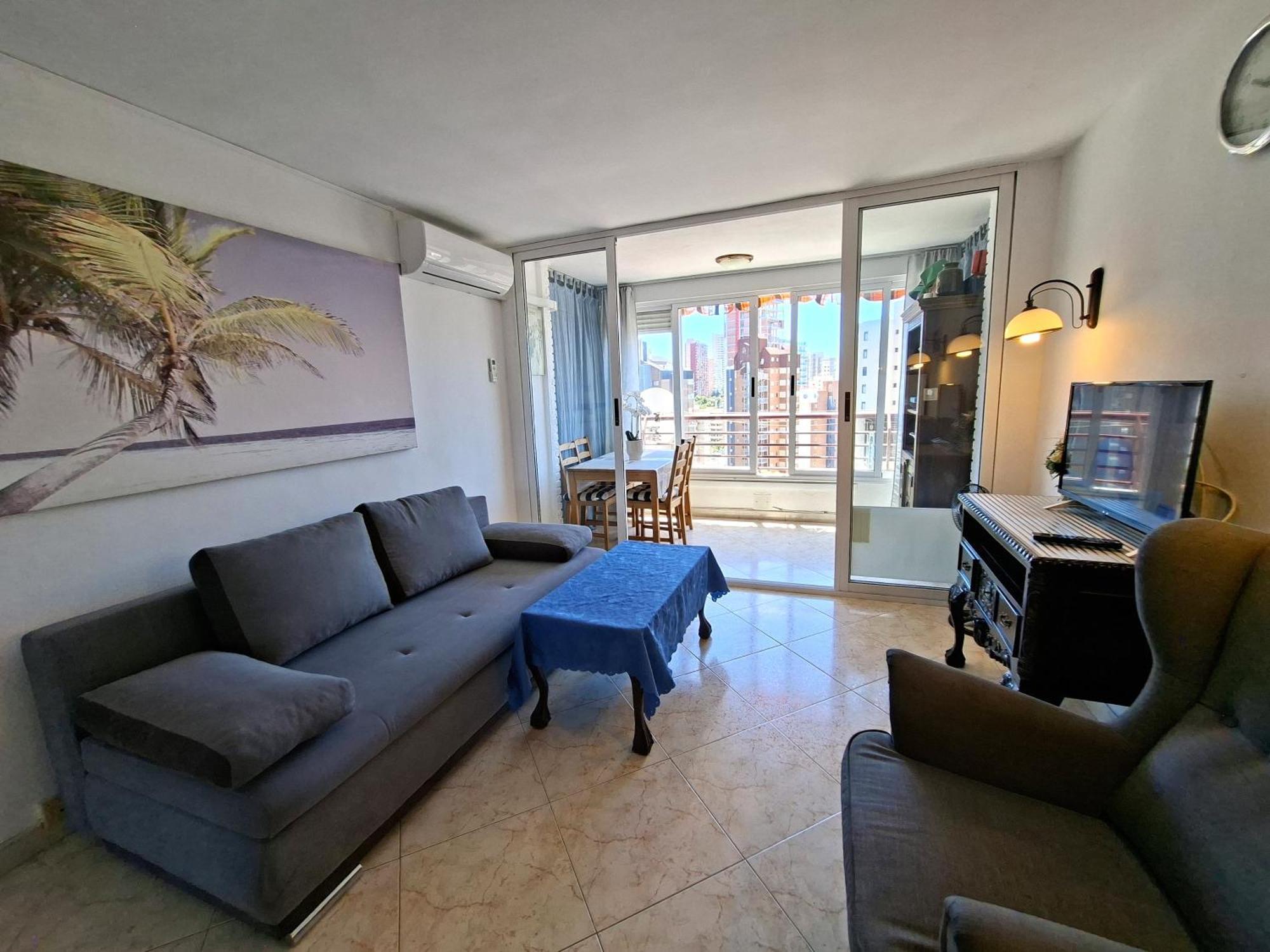 Sea View In Rincon De Loix- Free Parking, Pool, Wi-fi, New Air Conditioning Benidorm