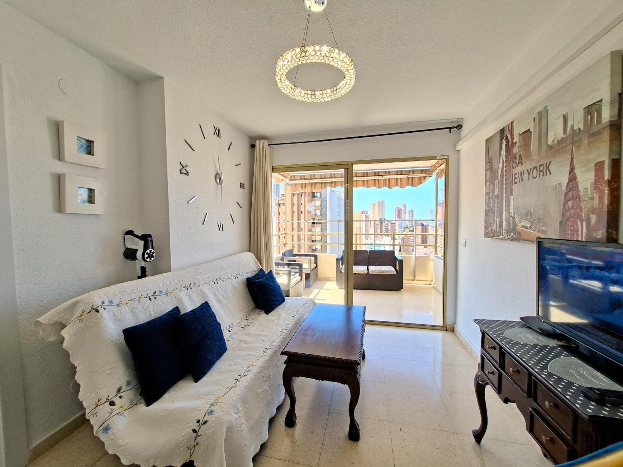 New Agustina Seaview In Rincon De Loix -free Parking, Wi-fi, Pool, New Air Conditioning, Sea View Appartement Benidorm