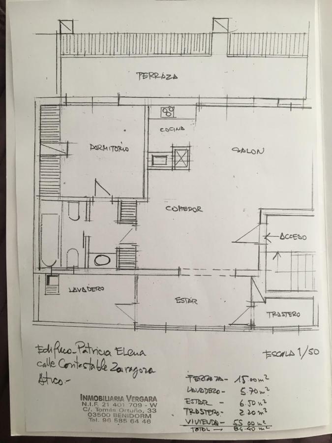 Penthouse 1ere Ligne De Avec Magnifique Vue * Benidorm