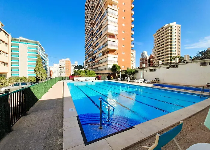 Apartment Sea View In Rincon De Loix- Free Parking, Pool, Wi-Fi, New Air Conditioning
